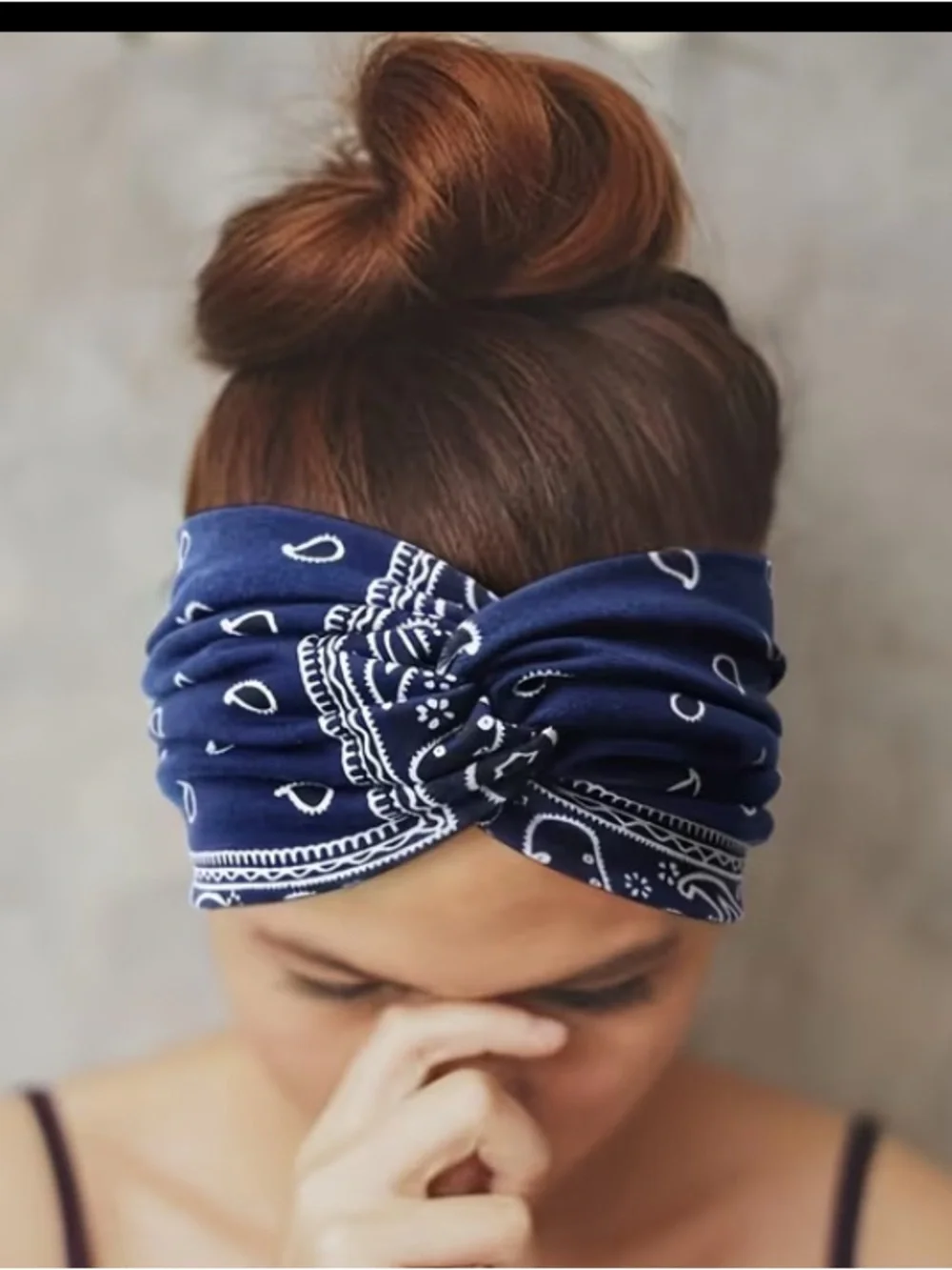 🆕 6 pk-Bandana-Print Knot Headband